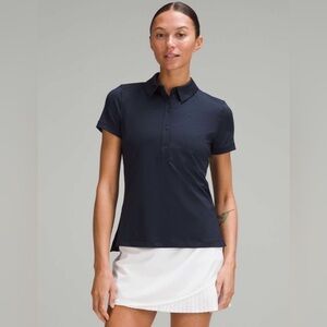 NWT Lululemon Quick-Dry Short-Sleeve Polo Shirt
True Navy Size 6
